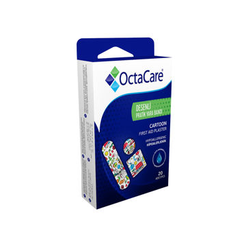 چسب زخم بچگانه کارتونی اکتا کر کد 240 بسته 20 عددی