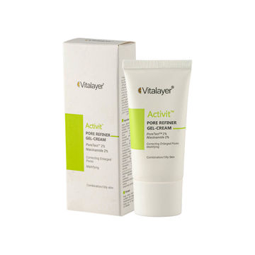 کرم ژل جمع کننده منافذ باز پوست ویتالیر مدل اکتی ویت